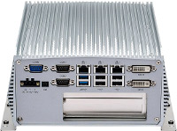 PC industriel fanless (sans ventilation) à base de processeur Intel®  Core™ i7/i5/i3 de la 4ème génération - 2 slots PCI/PCIEx4